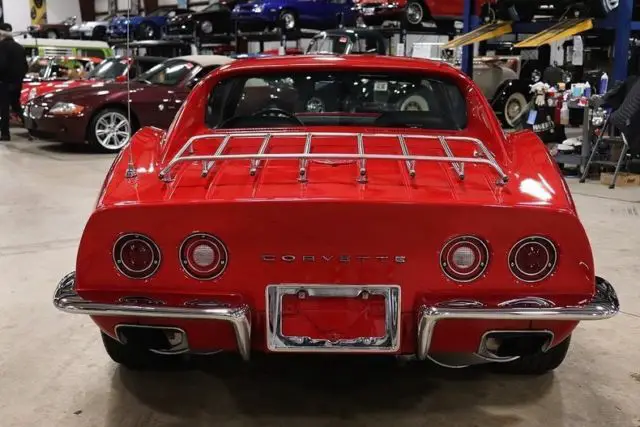 1973 chevrolet corvette 20818 miles red coupe 454 v8 automatic