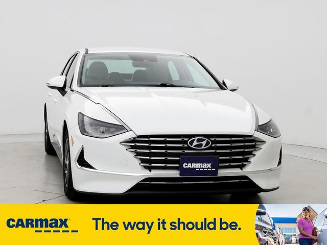 2021 hyundai sonata hybrid blue