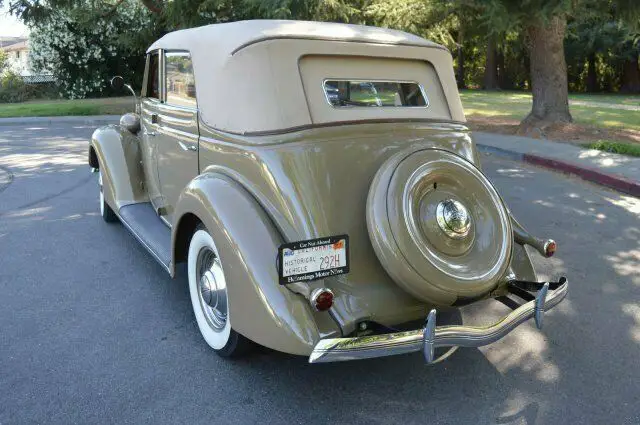 1936 ford convertible sedan tan 9958 miles