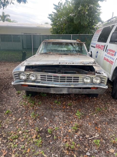 1967 chevrolet el camino blue rwd automatic