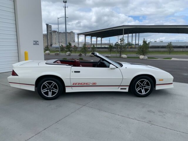 selling at no reserve 1989 chevy camaro iroc z28 convertible barn find 57k miles