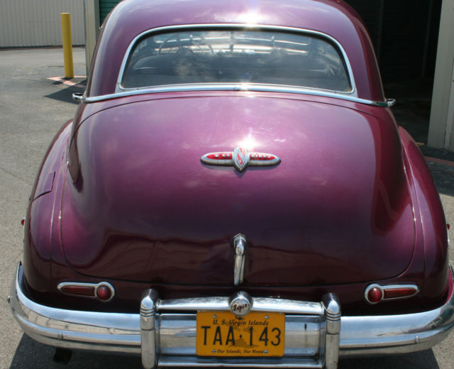 beautiful burgundy 1946 buick super model 51 four door sedan