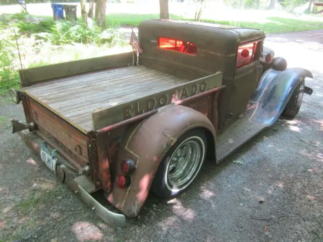 1930 ford model a pickup truck hot rod rat rod custom chop top o school