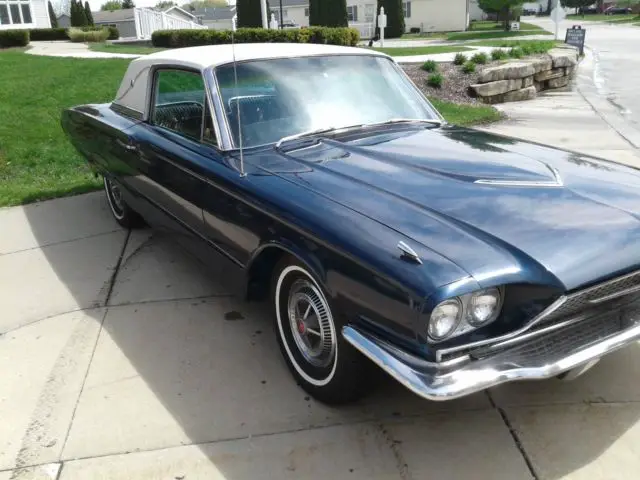beautiful 1966 ford thunderbird town landau big block factory a/c very clean in!