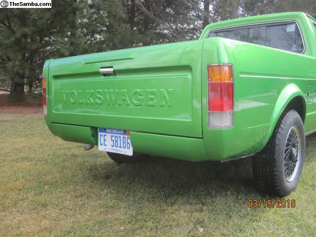 81 rabbit diesel truck "caddy"