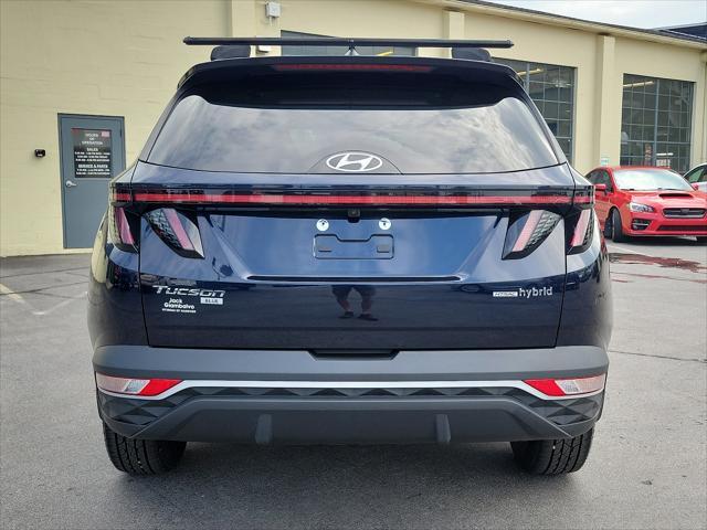 2022 hyundai tucson hybrid blue