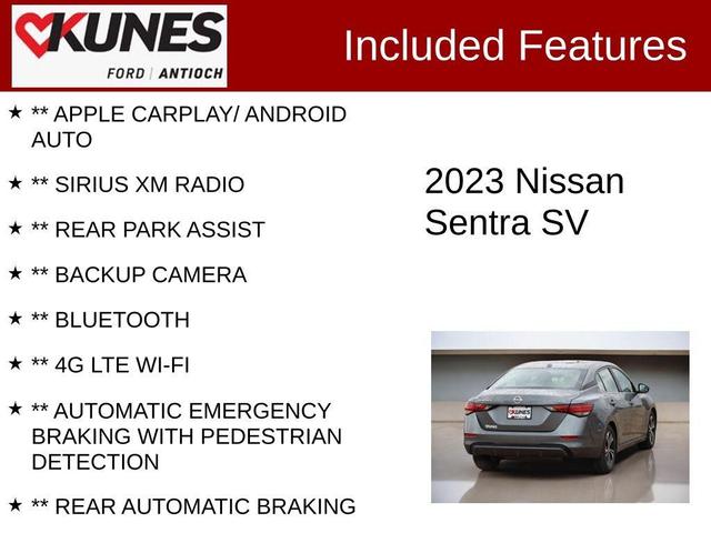 2023 nissan sentra sv