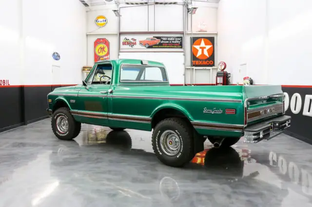 1972 gmc sierra grande 0 green v8 automatic