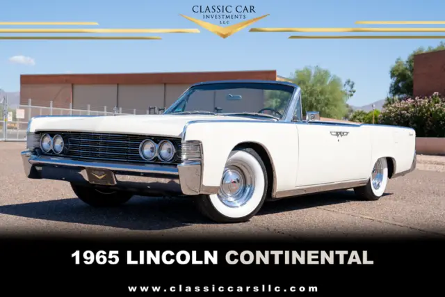 1965 lincoln continental convertible - gorgeous car - a/c - chrome wheels - wow!
