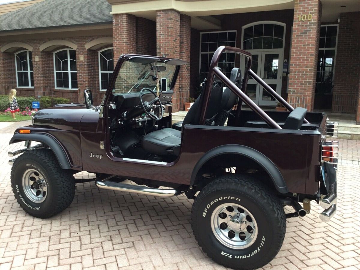 1984 jeep cj7 suv red 4wd automatic 360