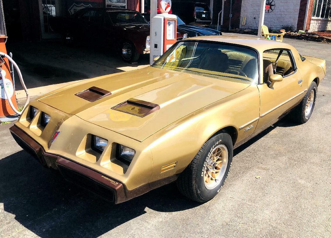 1979 pontiac firebird 2dr gold coupe formula 46051 miles