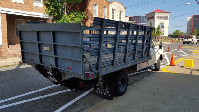 1991 ford f-350 12' dually stakebody w/ liftgate & fresh tires