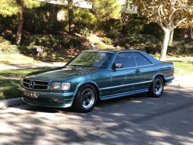 1984 mercedes benz 500sec amg package “euro†rare color