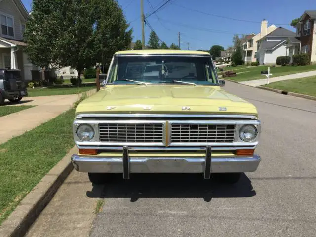 1970 ford f-100 sport custom standard cab pickup 2-door 5.0l special order