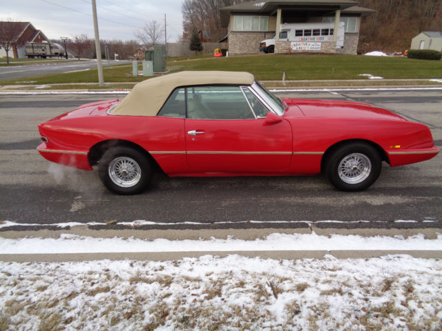 1987 studebaker avanti convertible - red w/ tan - super clean