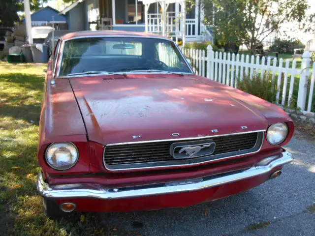 1966 ford mustang,289,v8,c code,auto,dual exhaust,driver,rat rod or restore