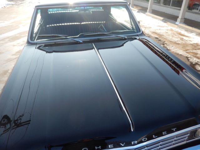 1964 chevrolet malibu tuxedo black 350 aluminum heads 4 wheel disc brakes