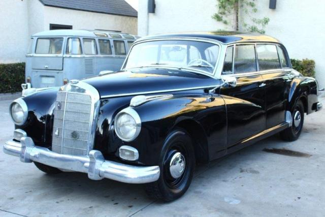 1959 mercedes 300 d adenauer 80782 miles black 4 door sedan 6 cyl automatic