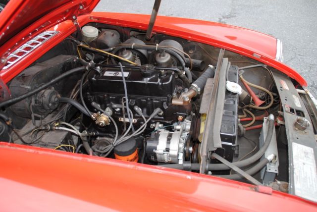 used 1974 red mgb with new engine and much more ! final posting !!