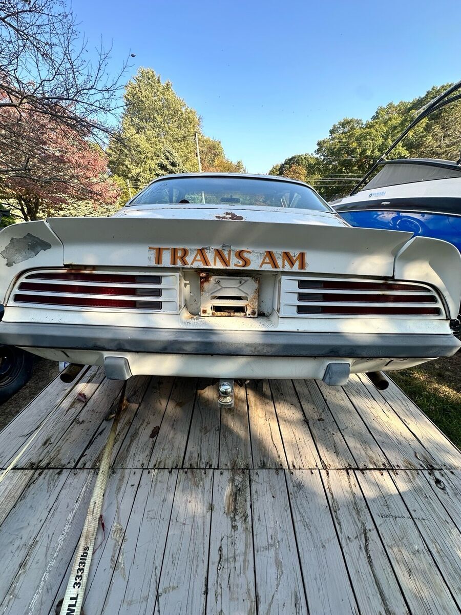 1974 pontiac firebird trans am coupe white