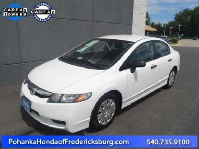 2010 honda civic sdn dx-vp in fredericksburg, va