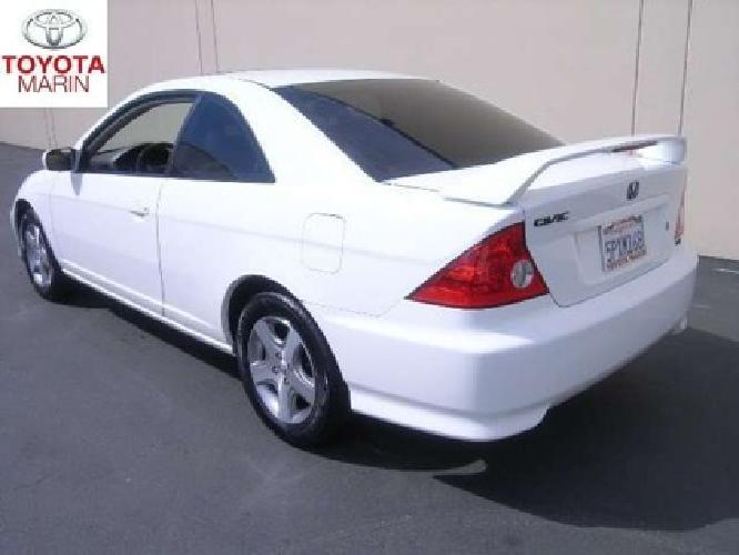 2005 honda civic cpe ex w/ moonroof in san rafael, ca