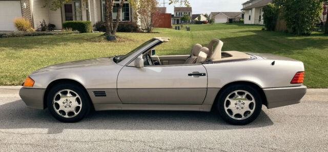 1993 mercedes-benz 500sl (r129) convertible roadster 5.0l v8 gold