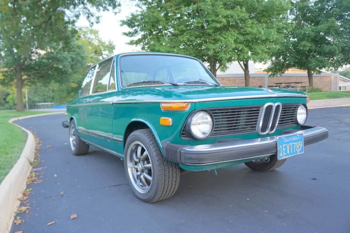 1974 bmw 2002 2.0l sunroof amazon green