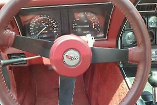 82 corvette white exterior/red leather interior