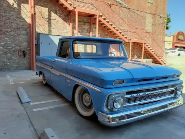 1964 chevy c10 bagged short bed fleet side pickup truck small window inline 6