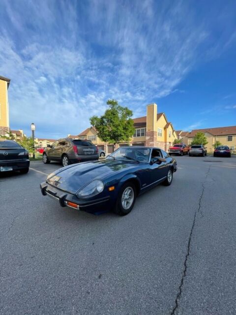 1979 datsun 280 zx coupe blue rwd manual
