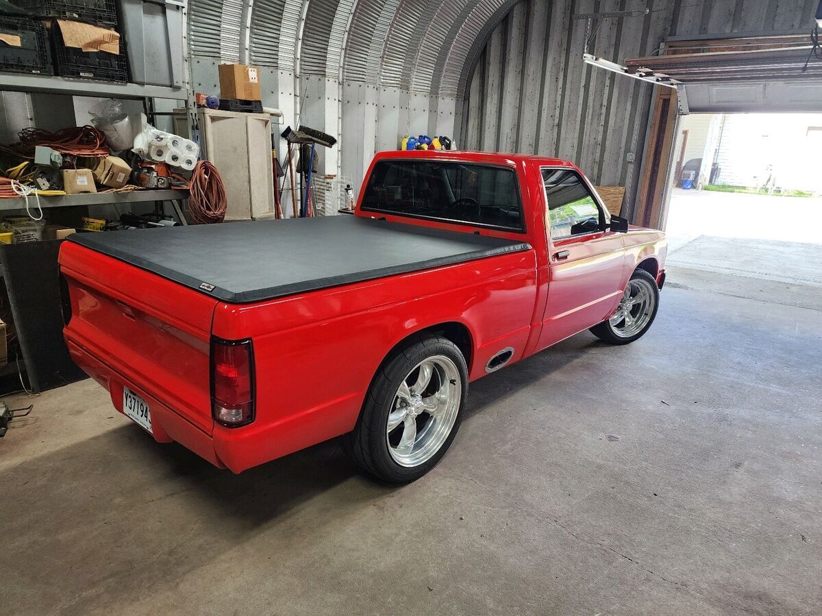 1991 chevrolet s truck pickup red rwd automatic s10