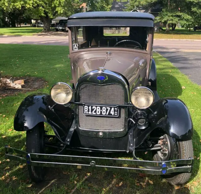 1929 ford model a ford tudor sedan 200 miles on restoration numbers match superb