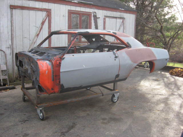 1969 chevrolet camaro body shell