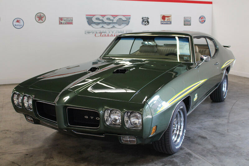 1970 pontiac gto 34263 miles pepper green hardtop