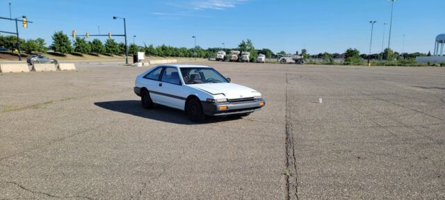 1988 honda accord hatchback white fwd automatic dx