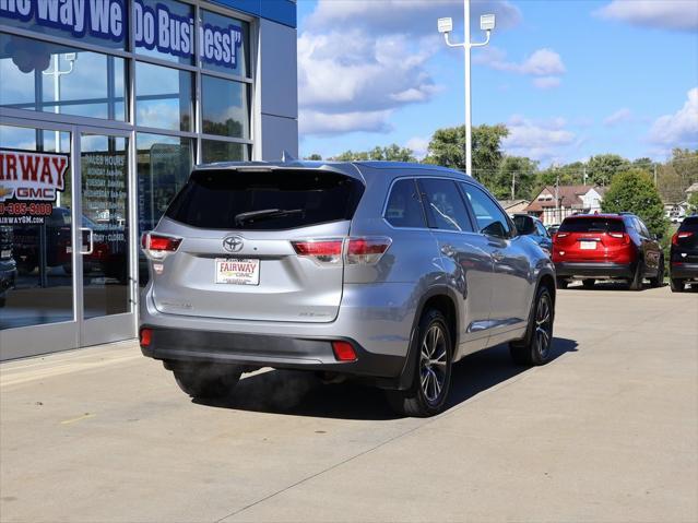 2016 toyota highlander xle