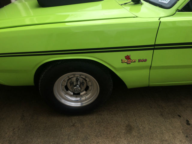 1971 dodge demon pro street car