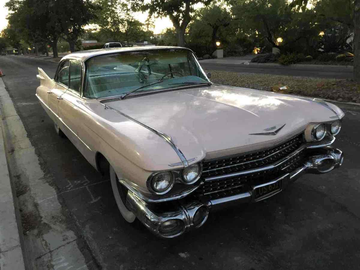 1959 cadillac deville white rwd automatic