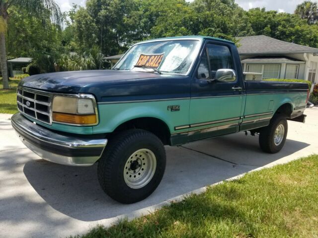 1994 f-150 xlt, single cab, 8 ft bed, 2wd ( non orig motor ) 306ci / c6 tranny