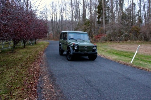 1985 mercedes-benz 300gd 4 door long low miles & 9 seats powerful 4x4 diesel
