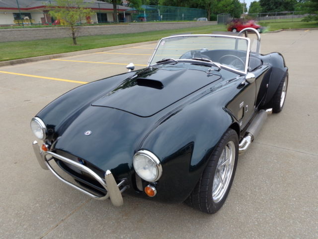 factory built everett-morrison ac cobra replica 235 miles $60,000 build loaded!!