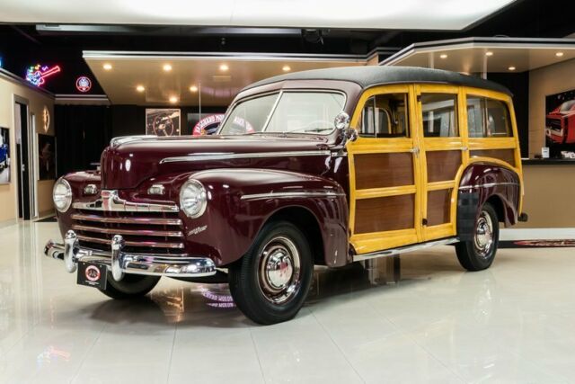 restored woody wagon! ford 239ci flathead v8, 3-speed manual, 1 family owned!