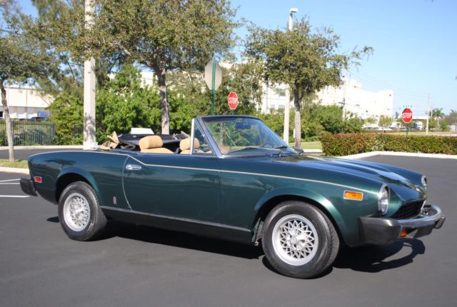 1978 fiat 124 spider convertible, 1.8l 4cyl, 5-spd man trans, clean, no reserve