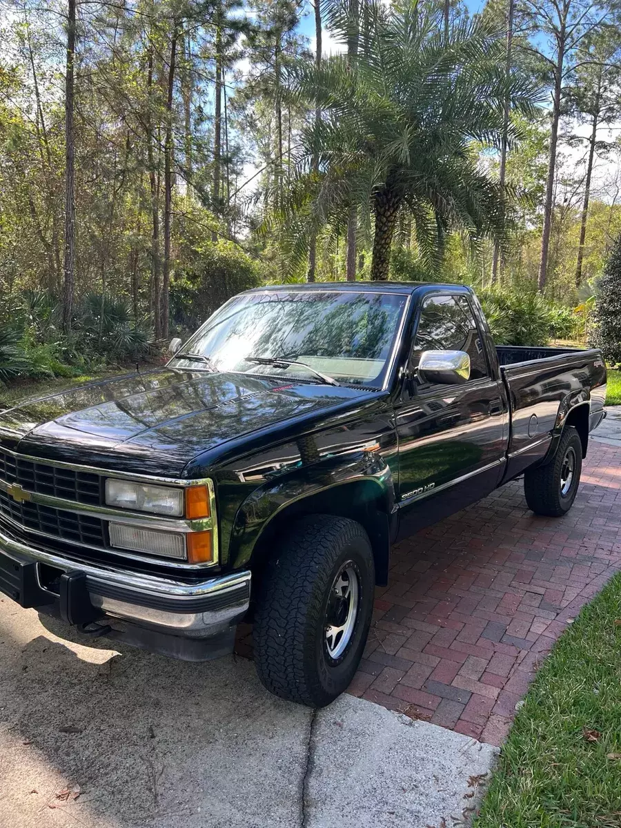 1993 chevrolet c/k pickup 3500 black k3500
