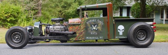 1930 ford model a hot rod / rat rod military tribute pickup * no reserve