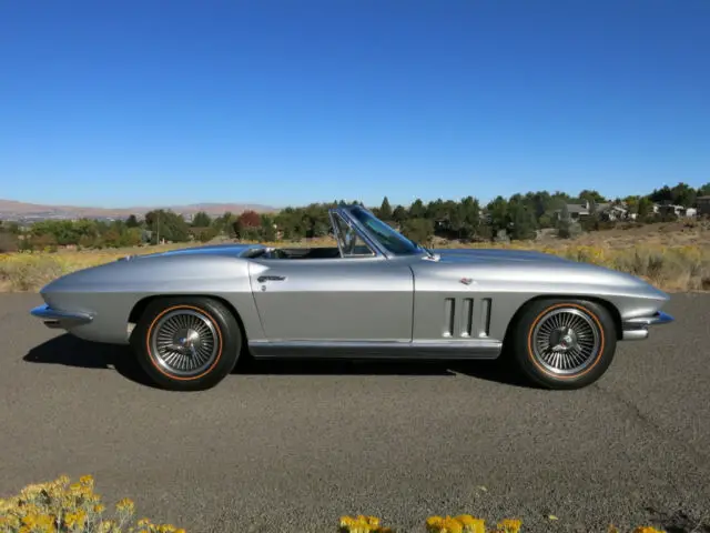 1966 chevrolet corvette, silver with 80,095 miles available now!