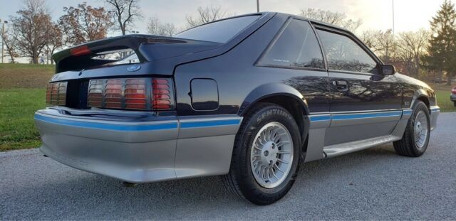 blue ford mustang with 60,000 miles available now!
