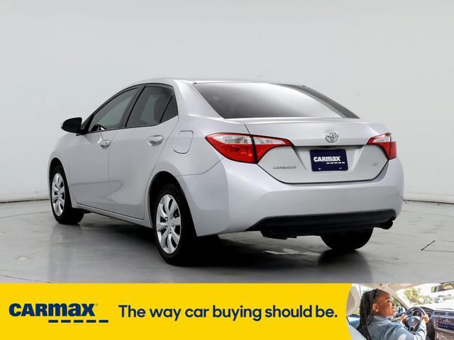 2015 toyota corolla le