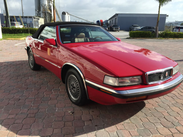 1990 chrysler tc by maserati 3.0 v6 automatic convertible